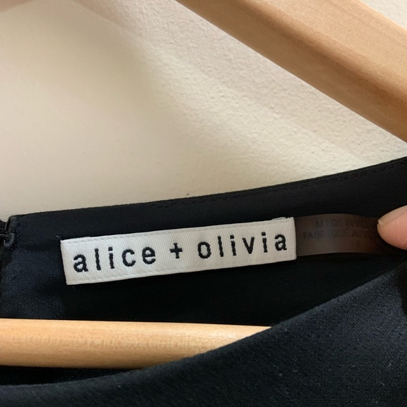 Alice + Olivia Virgil Boat Neck Wrap Dress - Picture 6 of 7